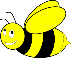Cartoon Honey Bee Clip Art. 0 - Clip Art Bees