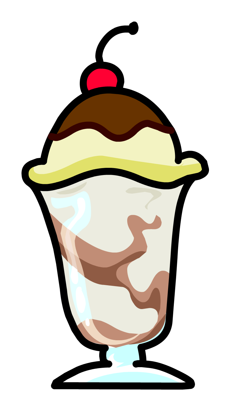 ... Cartoon Ice Cream Sundae  - Sundae Clipart