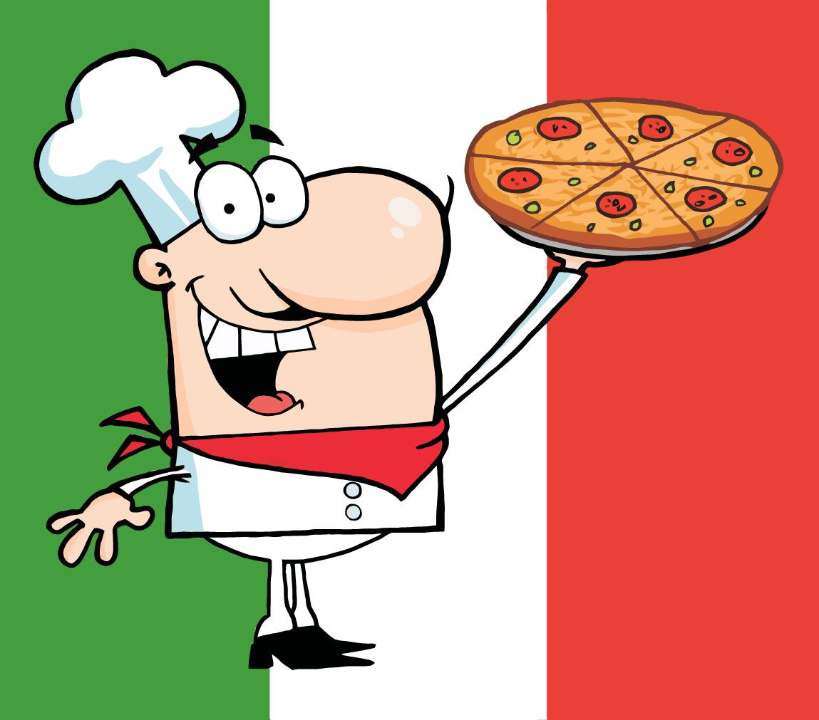 Cartoon Italian Chef Clipart