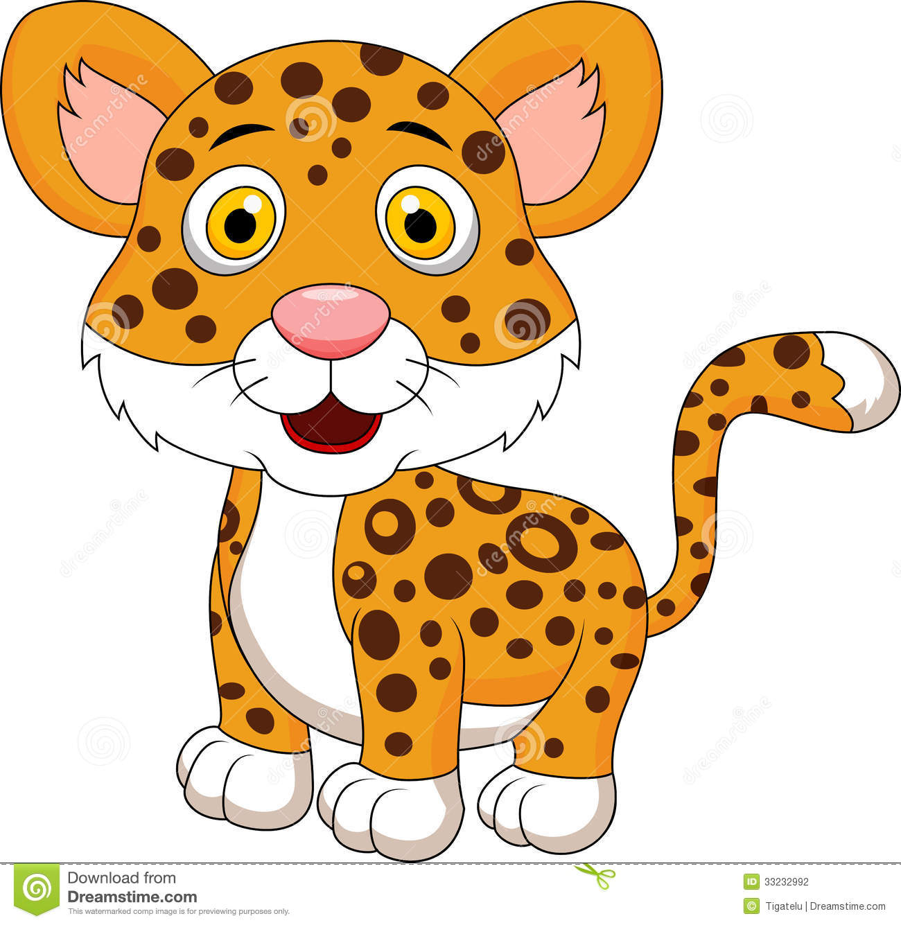 Cartoon Leopard Clipart #1 - Leopard Clip Art