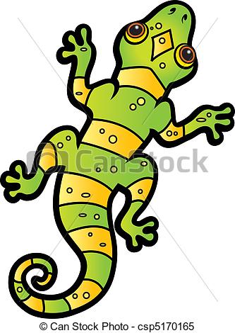 Cartoon Lizard - csp5170165