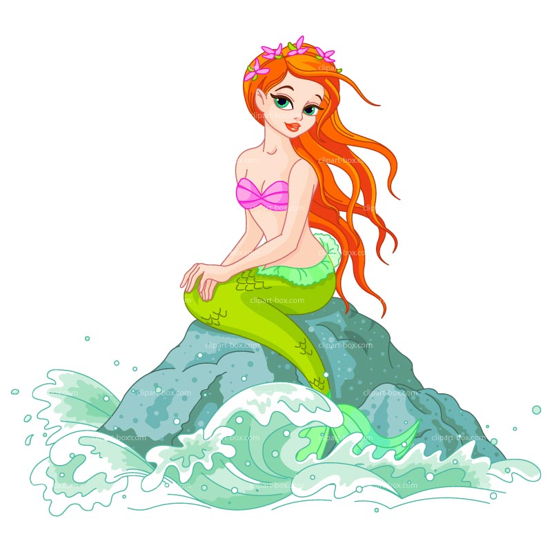 Cartoon mermaid clipart free  - Mermaids Clip Art