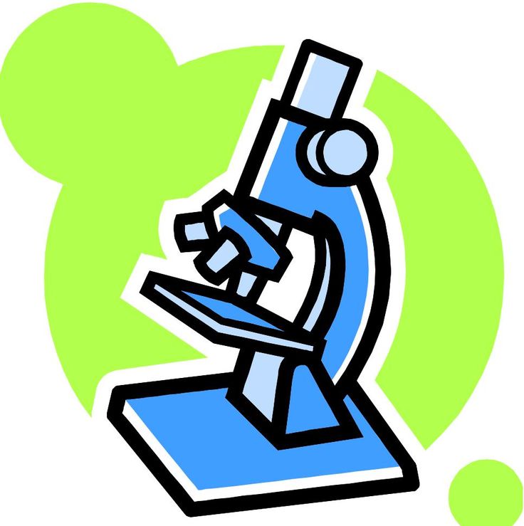 Cartoon Microscope Clipart Pi - Biology Clip Art