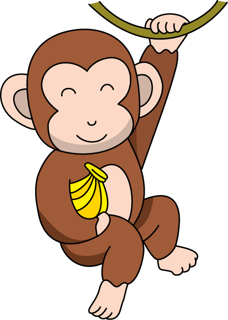 Cartoon monkey clip art free .