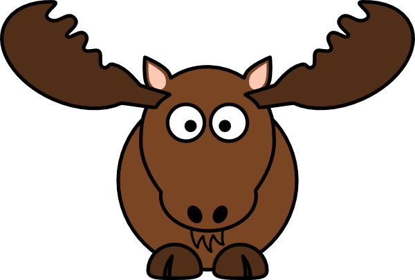 Cartoon Moose Clip Art - Moose Clipart