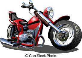 ... Cartoon Motorcycle - Vector Cartoon Motorcycle. Available.