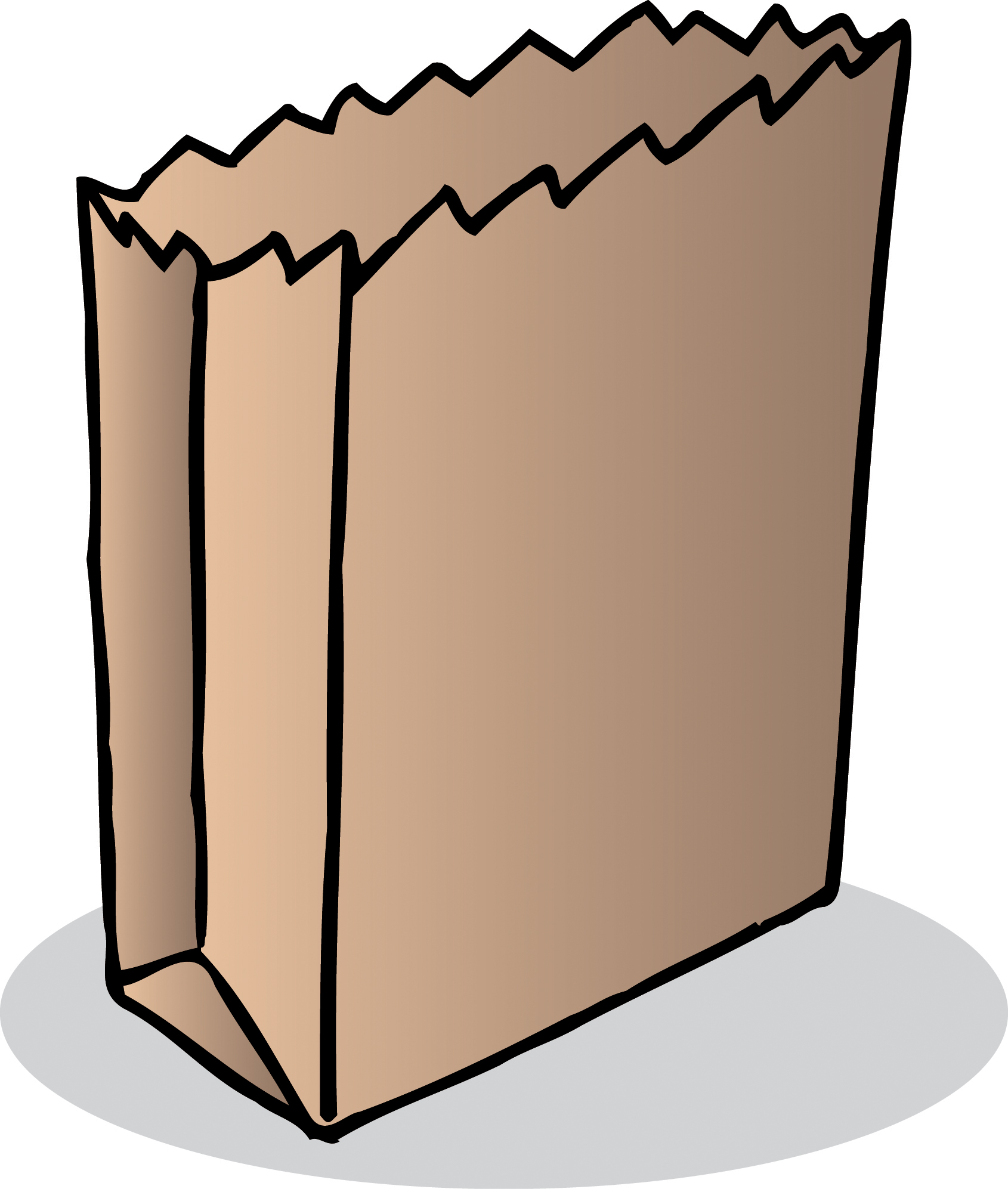 Cartoon Paper Bag Paper Recycling
