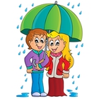 Cartoon Rainy Weather Theme I - Rainy Day Clip Art
