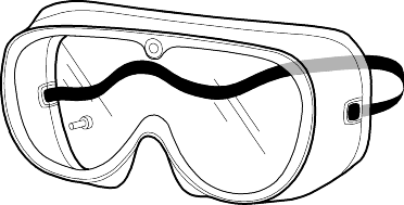Cartoon Safety Goggles . - Goggle Clip Art
