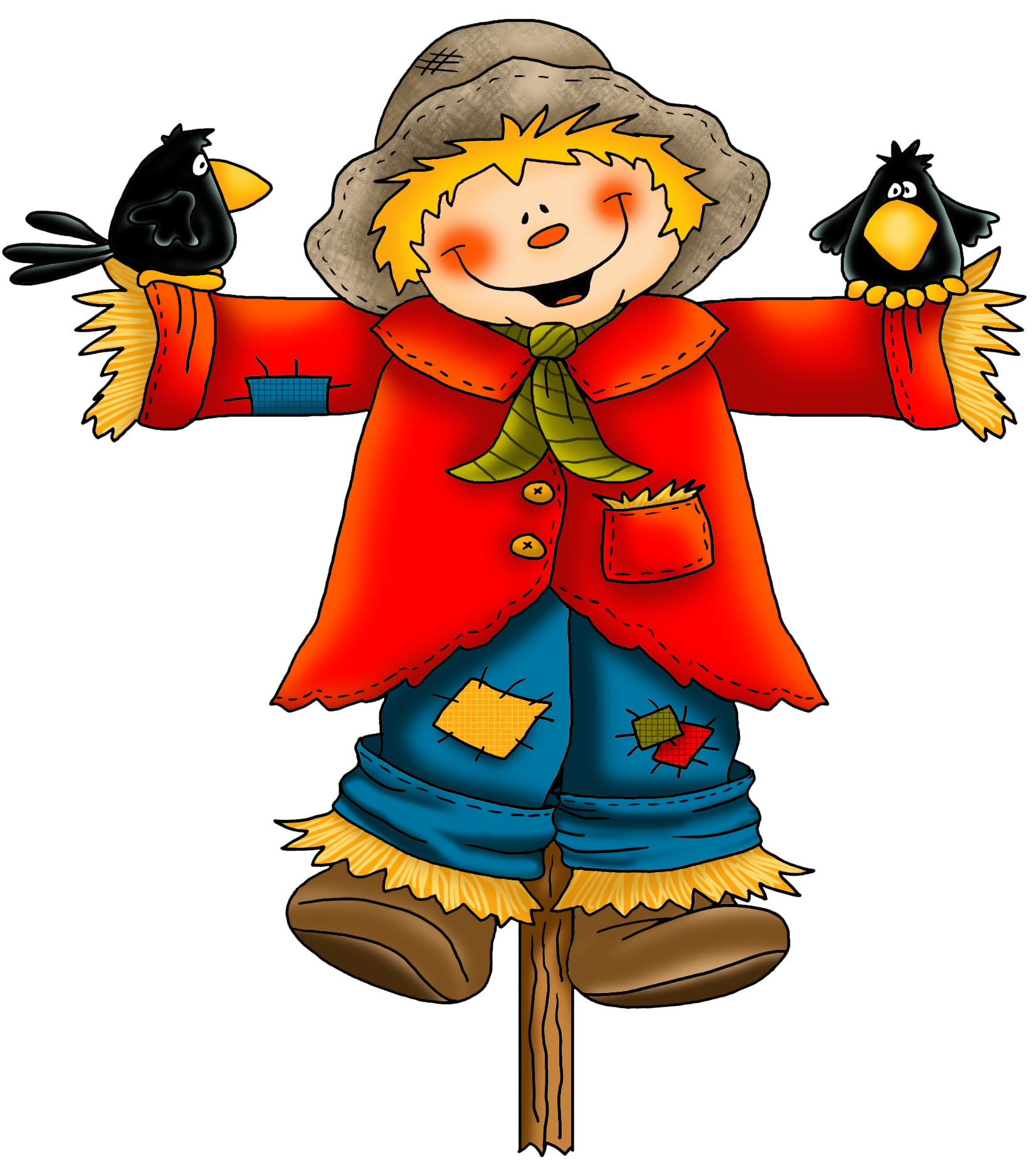Free scarecrow clipart image