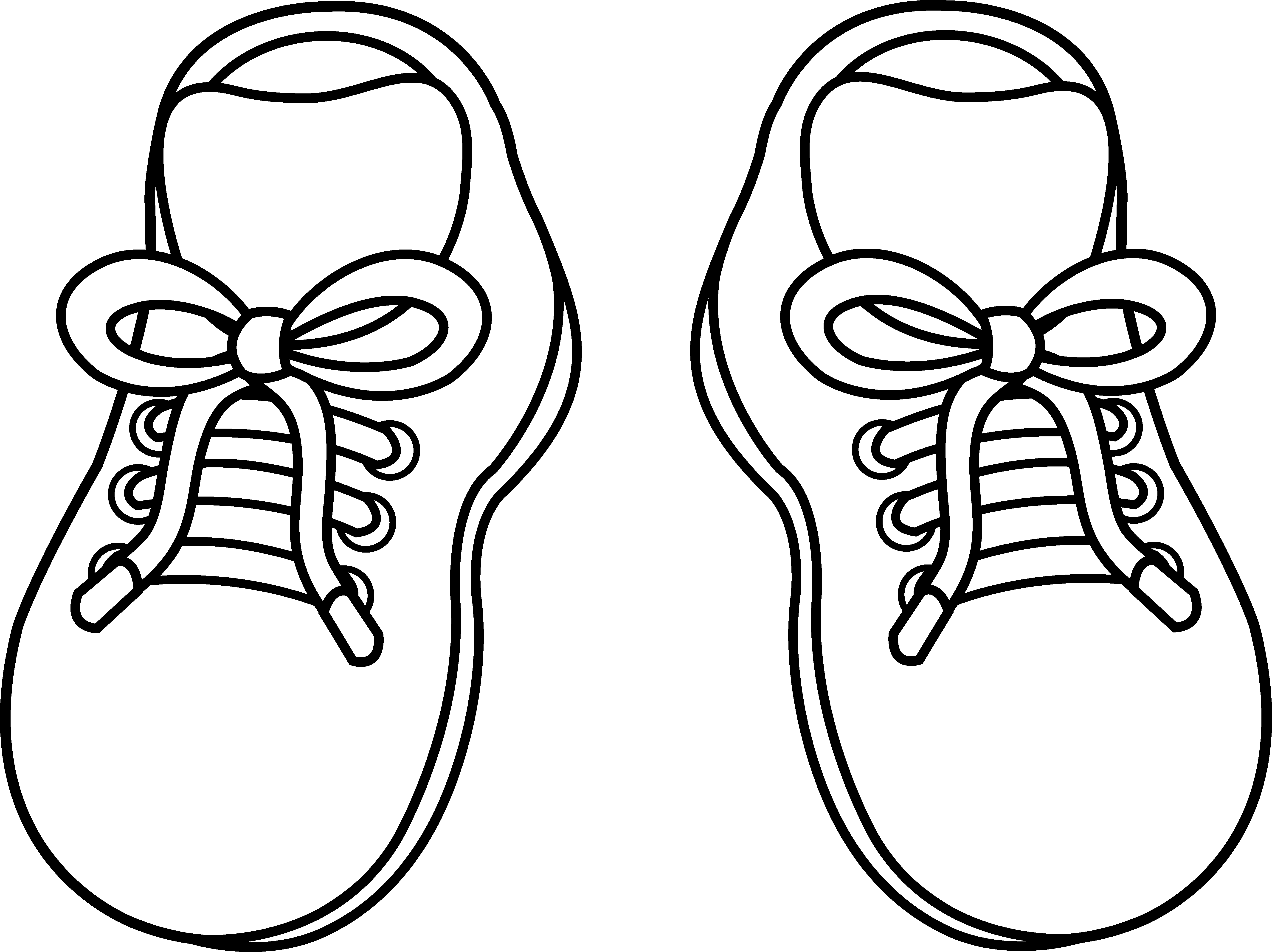 Shoes Clipart Black And White