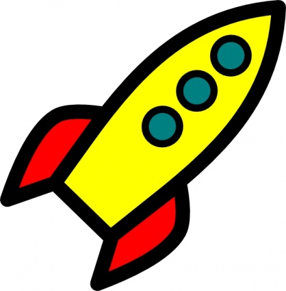 Clip art of spaceship as well