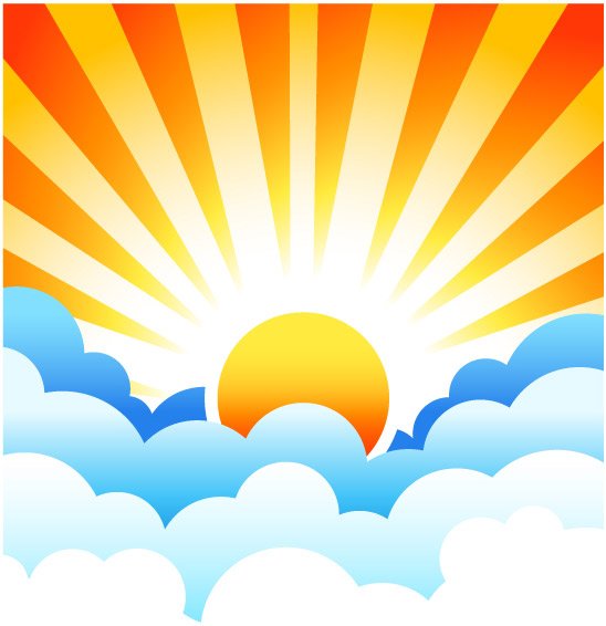 Cartoon Sun And Clouds Clipart Free Clip Art Images