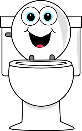 Toilet clip art vector toilet