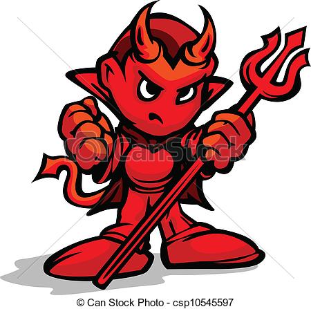 Devil Avatar Character With .