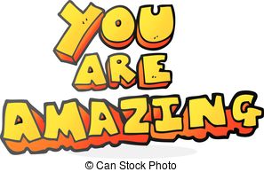 ... cartoon you are amazing text - freehand drawn cartoon you... ...