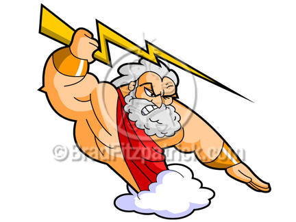 Cartoon Zeus Clipart Graphics Picture