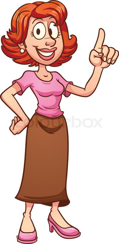 Cartoons and clipart woman clipartall