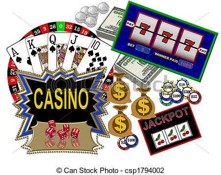 Casino Symbols Clipart #1