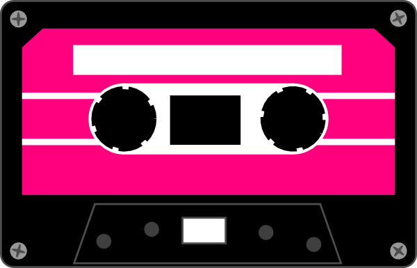 80s Cassette Tape Clipart