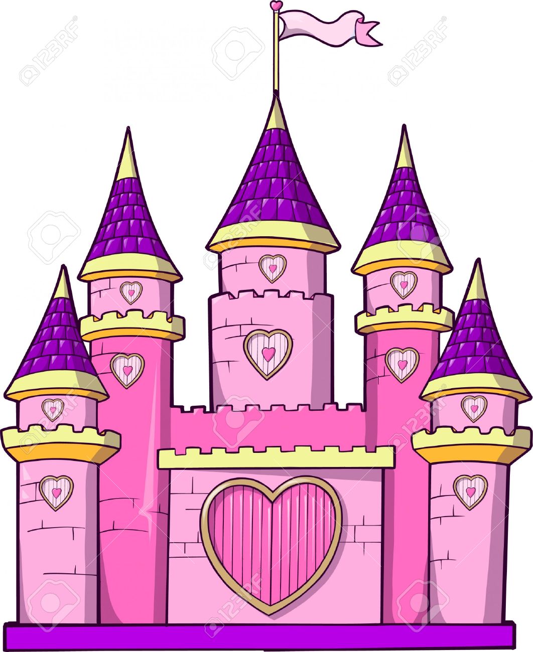 Castle Clip art. Kids Castle 