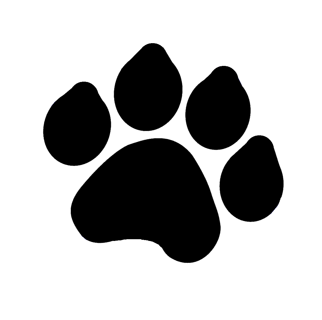 cat paw clipart - Dog Paw Clipart