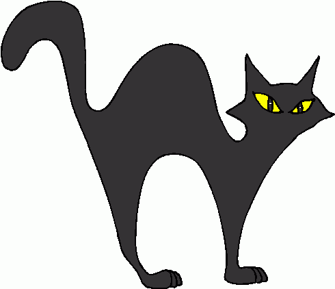 HALLOWEEN CAT CLIP ART