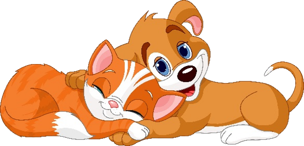 Clipart Dog And Cat Couple Ro