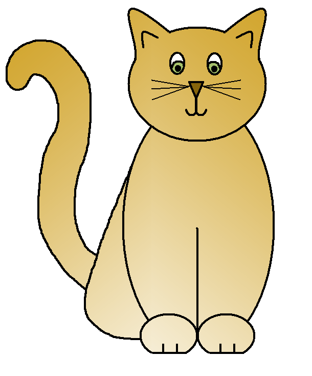 Cat Clip Art Sketches - Clipart Of Cats