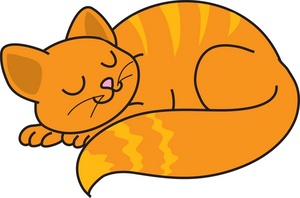 Cat Clipart Image Sleeping Cat