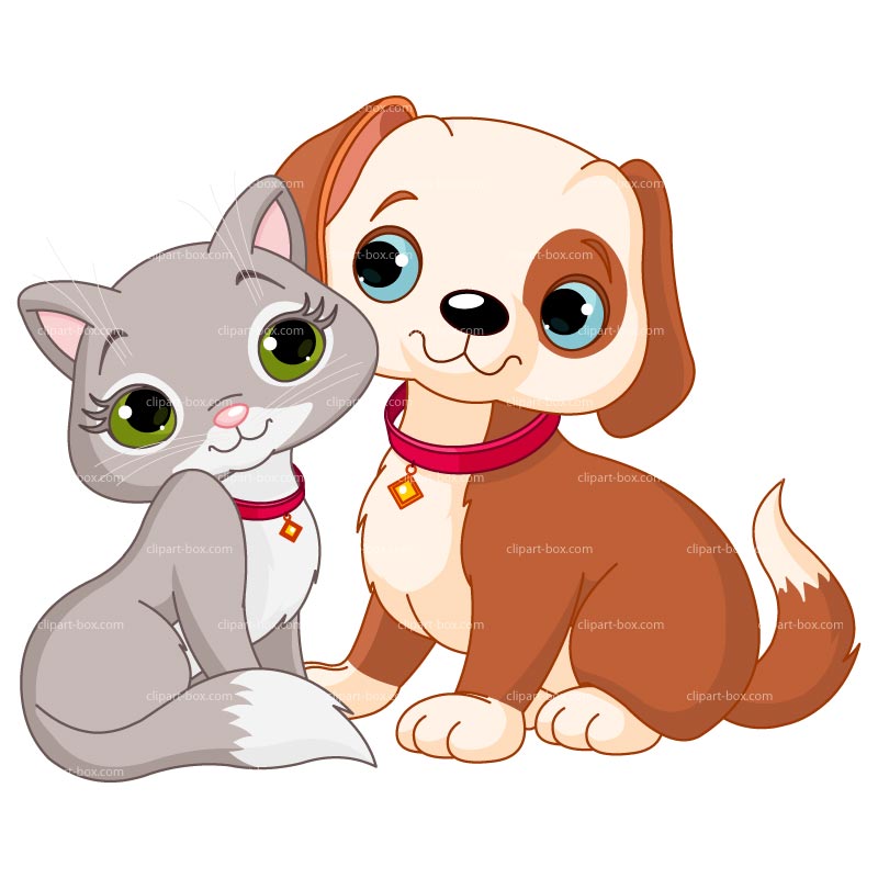 Cat Dog120702 Jpg - Dog And Cat Clipart
