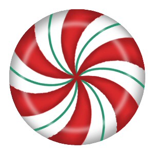 Peppermint Christmas Candy Cl