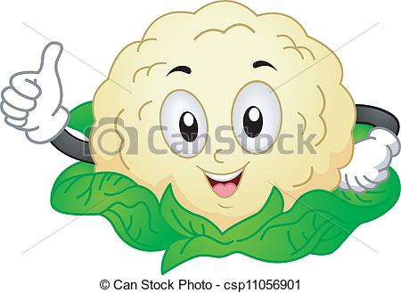 Cauliflower Mascot - csp11056901