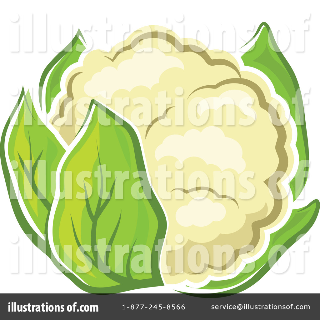 Royalty-Free (RF) Cauliflower Clipart Illustration by Vector Tradition SM -  Stock Sample