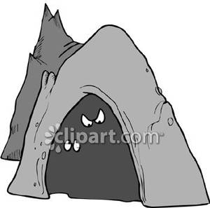 Cave Clipart Eyes Peeking Out Cave Royalty Free Clipart Picture 081217