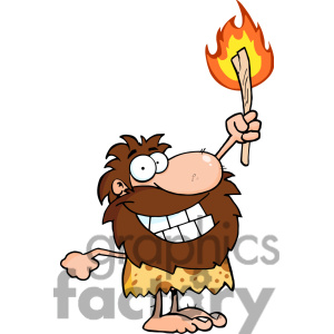 caveman: Angry Caveman Cartoo