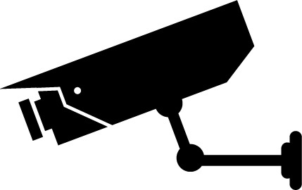 security camera: White Survei