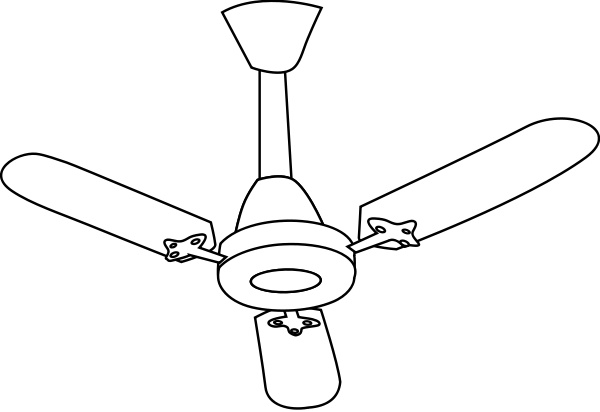 ceiling fan clipart