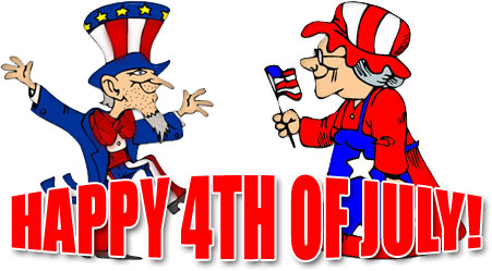 celebrating the 4th of July w - Clipart Fourth Of July