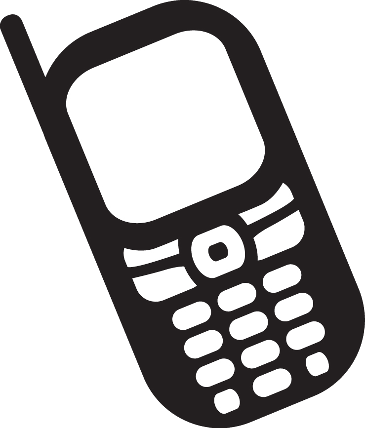 Modern Cell Phone Clip Art