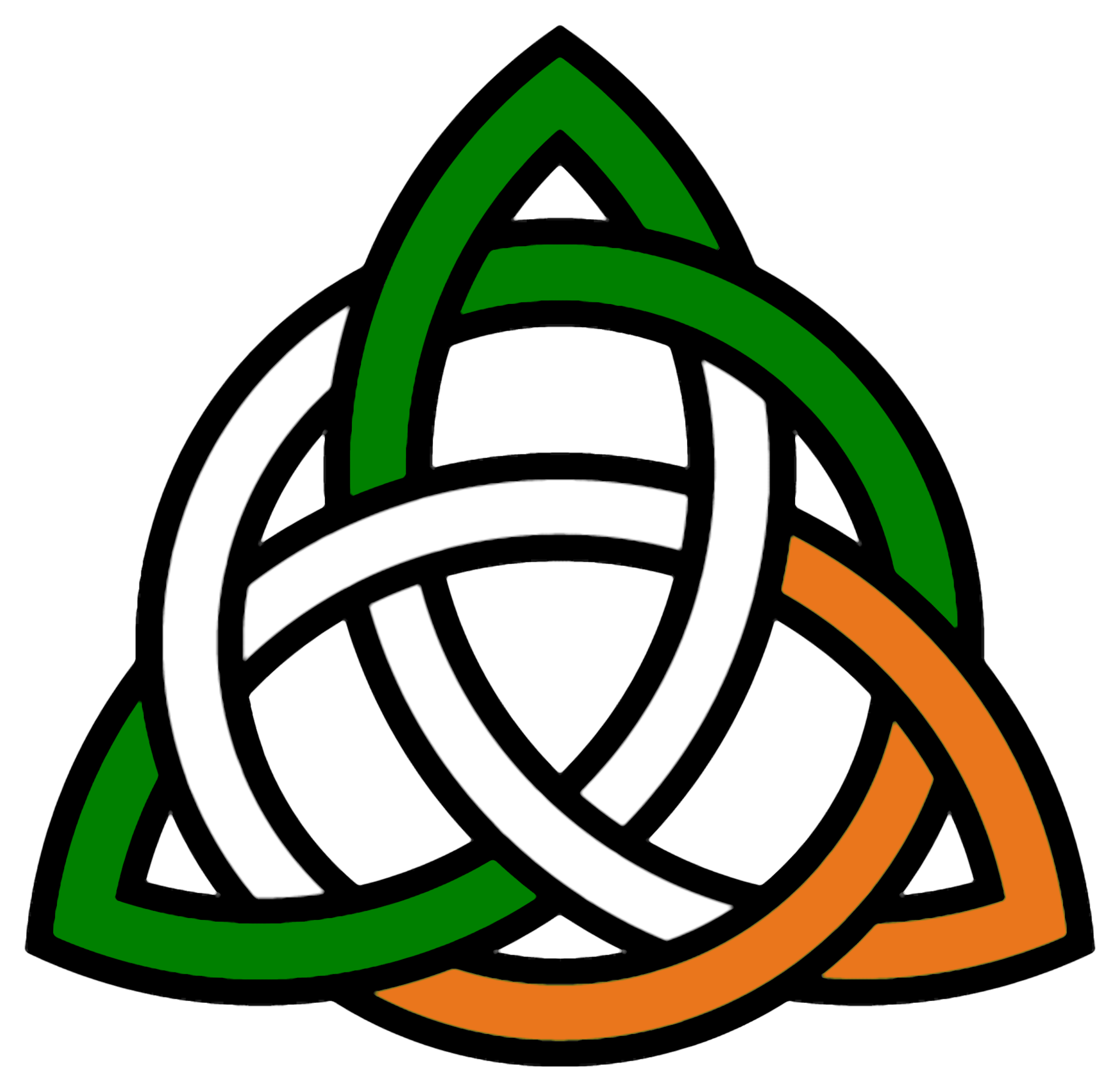 Celtic Trinity Knot Clipart Irish Knot Flag Image Vector