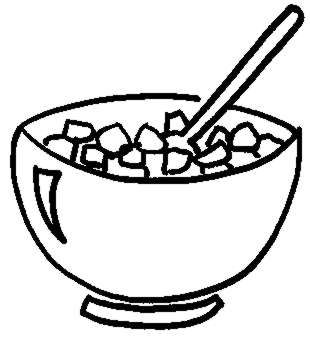 Cereal Bowl vector art .