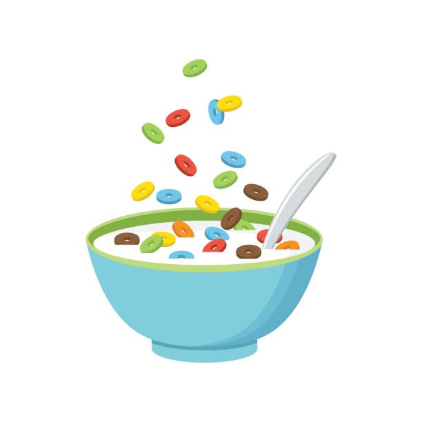 Cereal bowl icon; Bowl of Cer