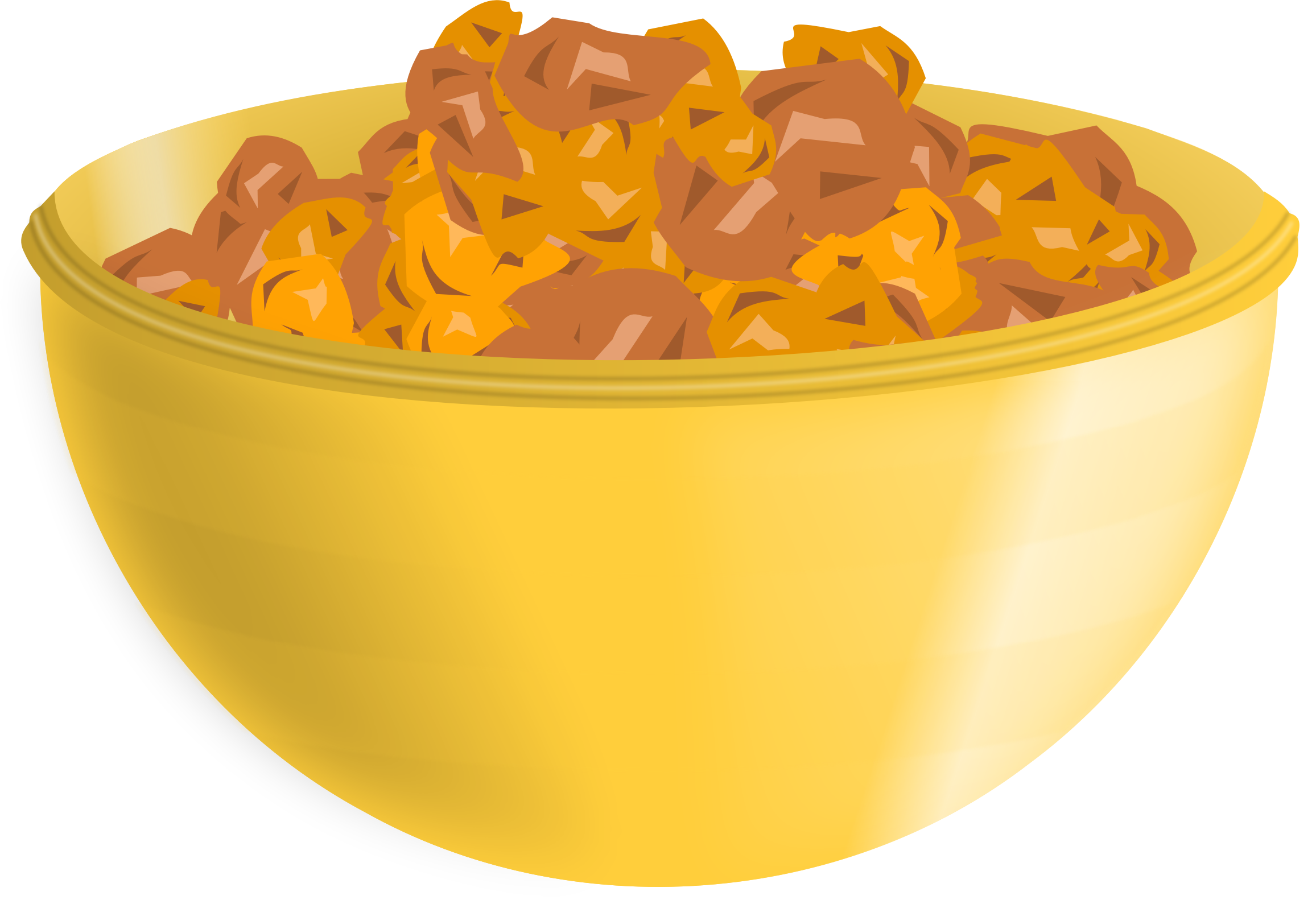 Cereal Clipart big bowl - Cereal Clipart