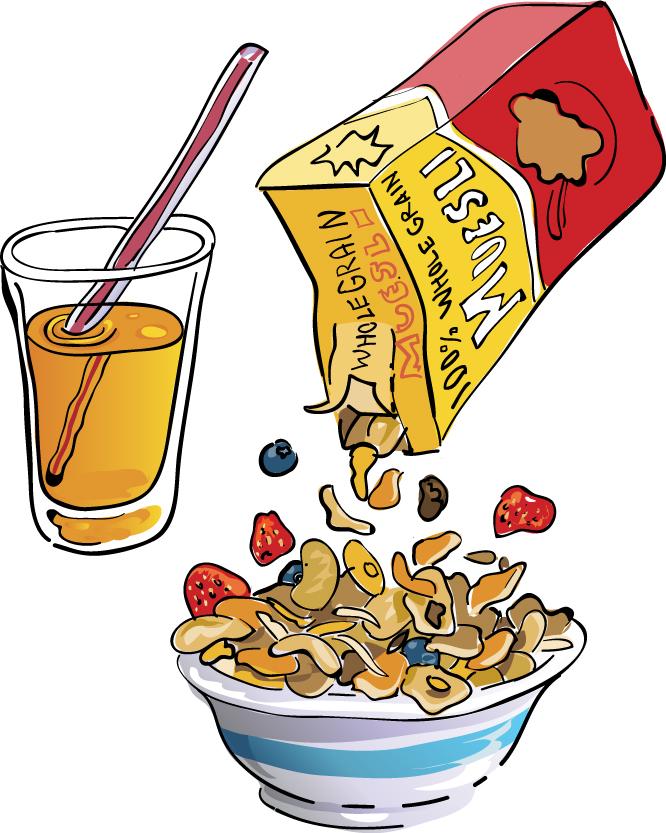 Cereal Cliparts - Free Breakfast Clipart