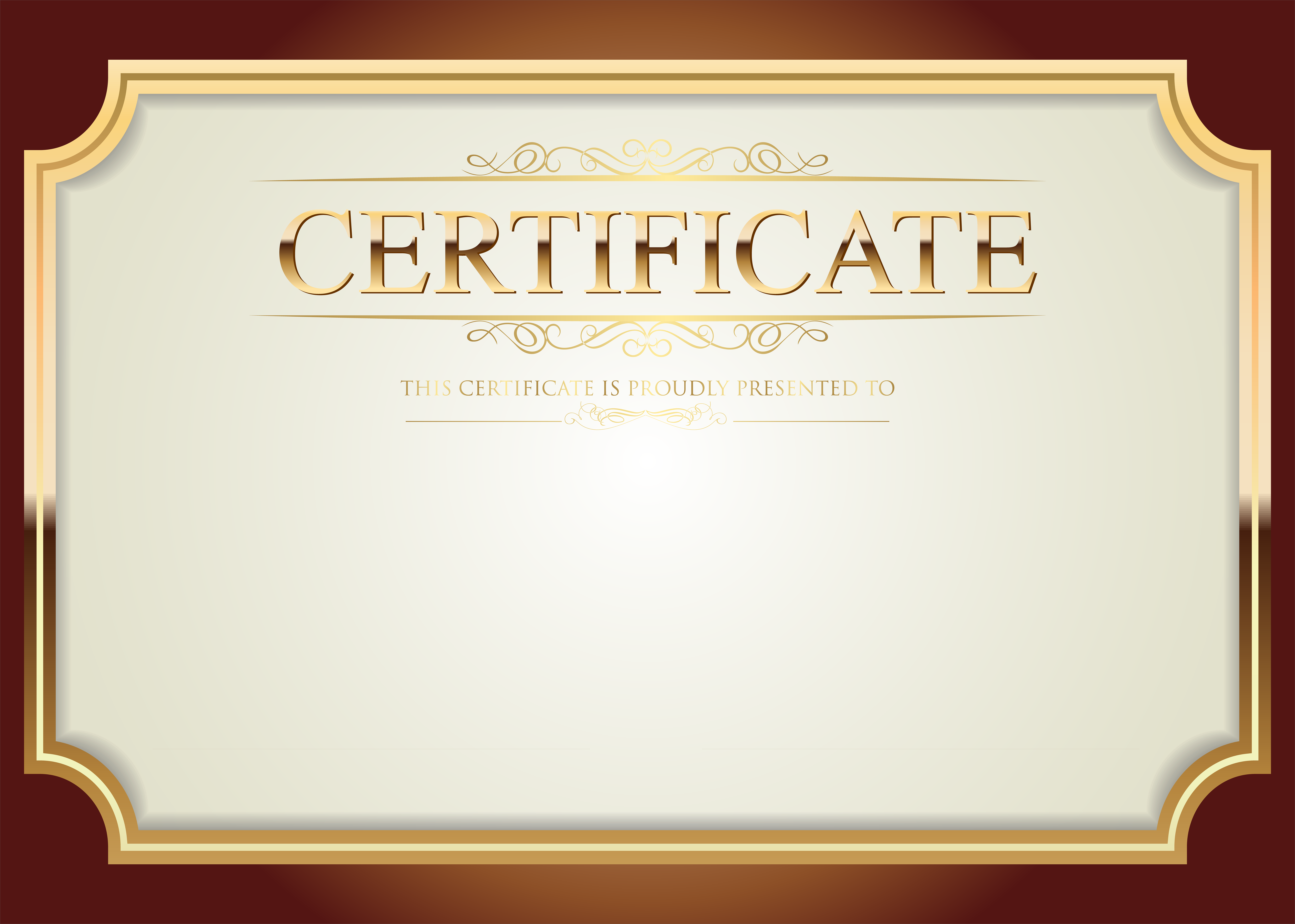 Certificate Template PNG Clip Art | Gallery Yopriceville - High-Quality  Images and Transparent