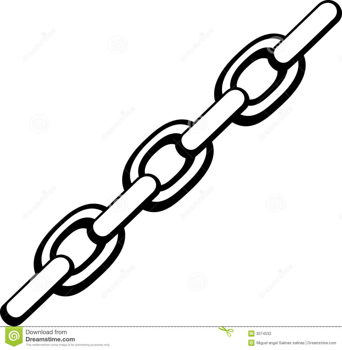 Chain clipart: Chain vector illustration
