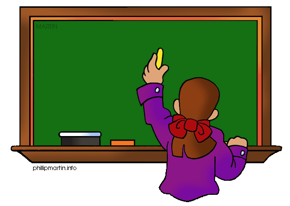 Image Of Chalkboard - Clipart