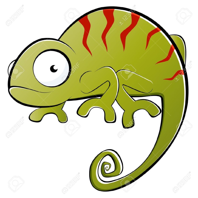Chameleon Cliparts Stock Vector And Royalty Free Chameleon u0026middot; « More Chameleon Clipart