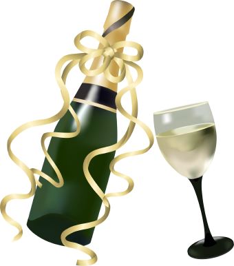 Champagne glass clip art 4